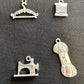 Antique Inspired Sewing Charms for Jewelry Making, Crafting and Journaling