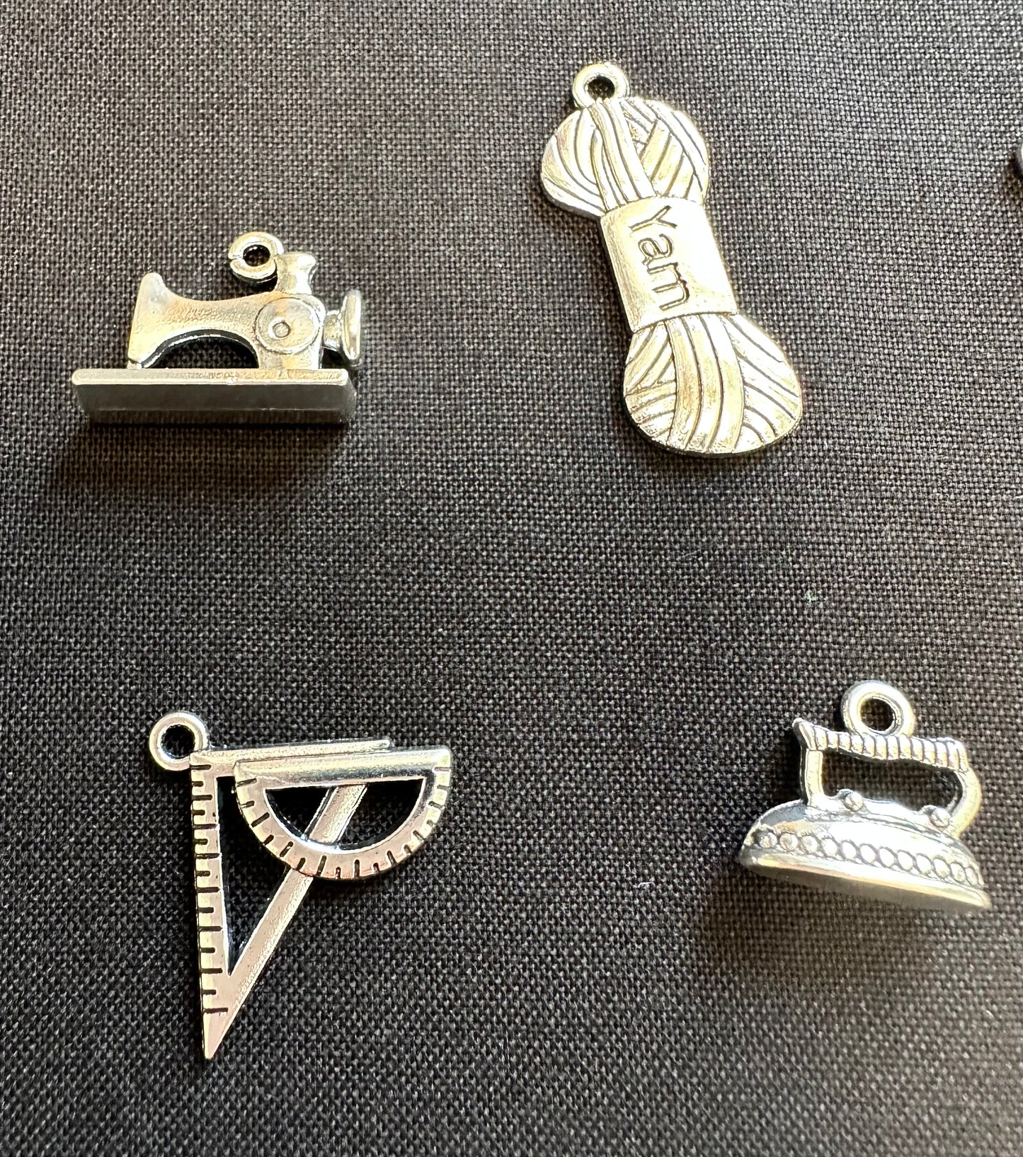 Antique Inspired Sewing Charms for Jewelry Making, Crafting and Journaling