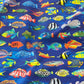 Robert Kaufman - Coral Canyon - Tropical Fish - Blue