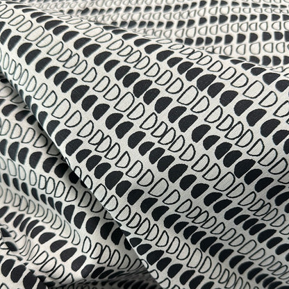 Essex  - Quarry Trail by Anna Graham for Robert Kaufman - Black and White Half Moons