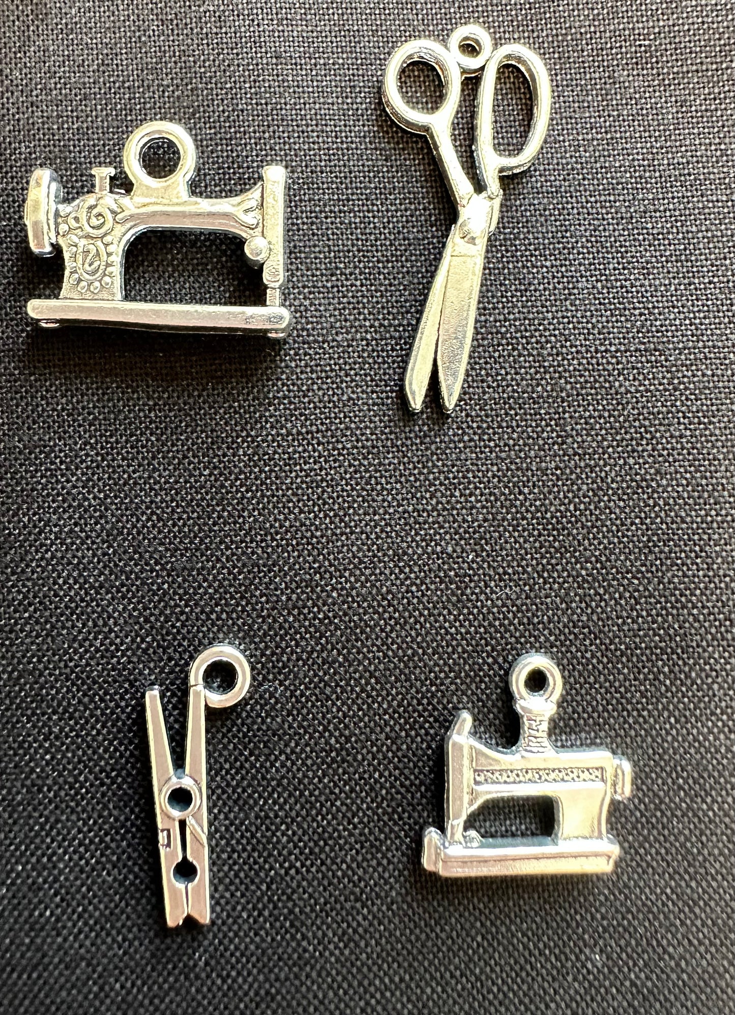 Antique Inspired Sewing Charms for Jewelry Making, Crafting and Journaling