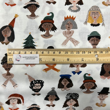 FIGO Fabrics - Winter Frost - Festive People