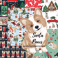 3 Wishes Fabric -  Santa Paws Santa’s Helper - Navy