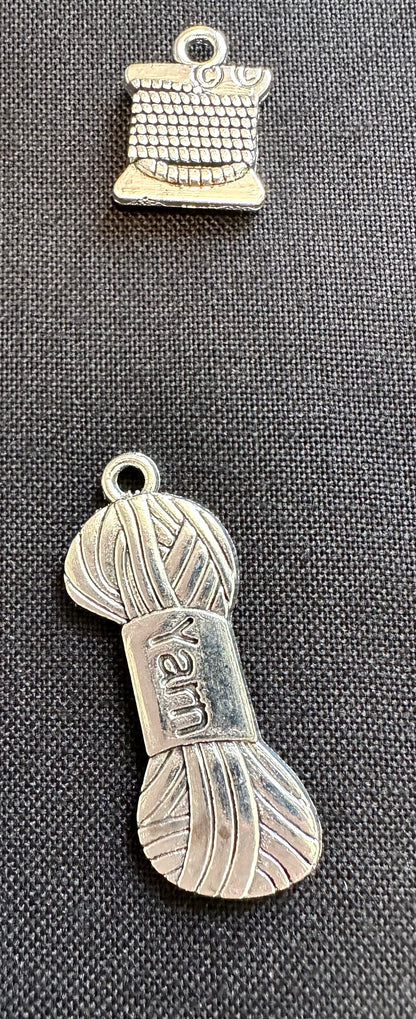 Antique Inspired Sewing Charms for Jewelry Making, Crafting and Journaling