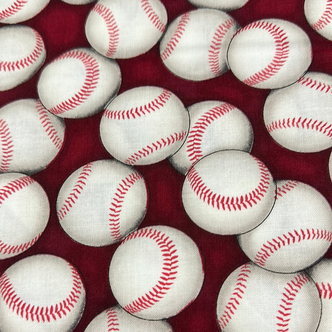 Robert Kaufman - Sports Life  - Baseballs on Red (Digital)