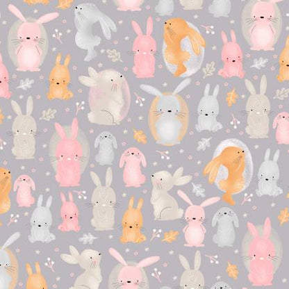 Flannel - Grey Bunny Comfy Flannel
