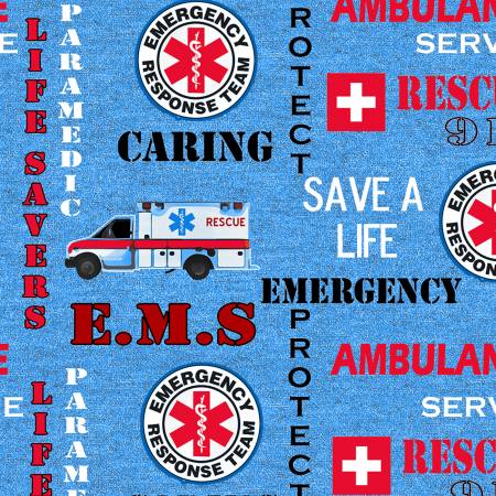 Sykel Enterprises  - Rescue on Blue - Military, Police, Fire & Nurses Collection