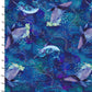 3 Wishes Fabric - Arctic Wonder - Whale Watch - Metallic