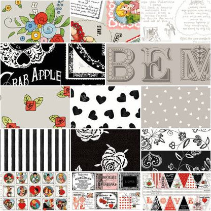 Be Mine Valentine Collection - Selected 1 Yard cuts