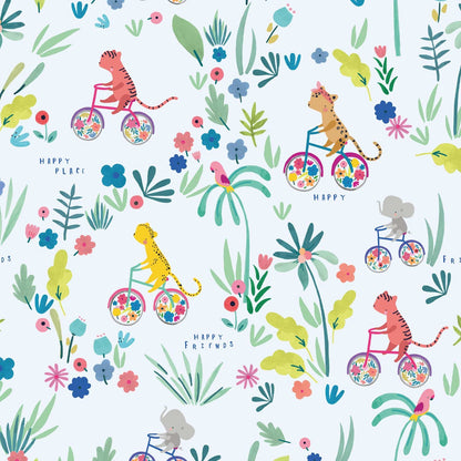 Last Half Metre - Katia - Knit - Happy Friends- Main - Stretch Jersey Fabric