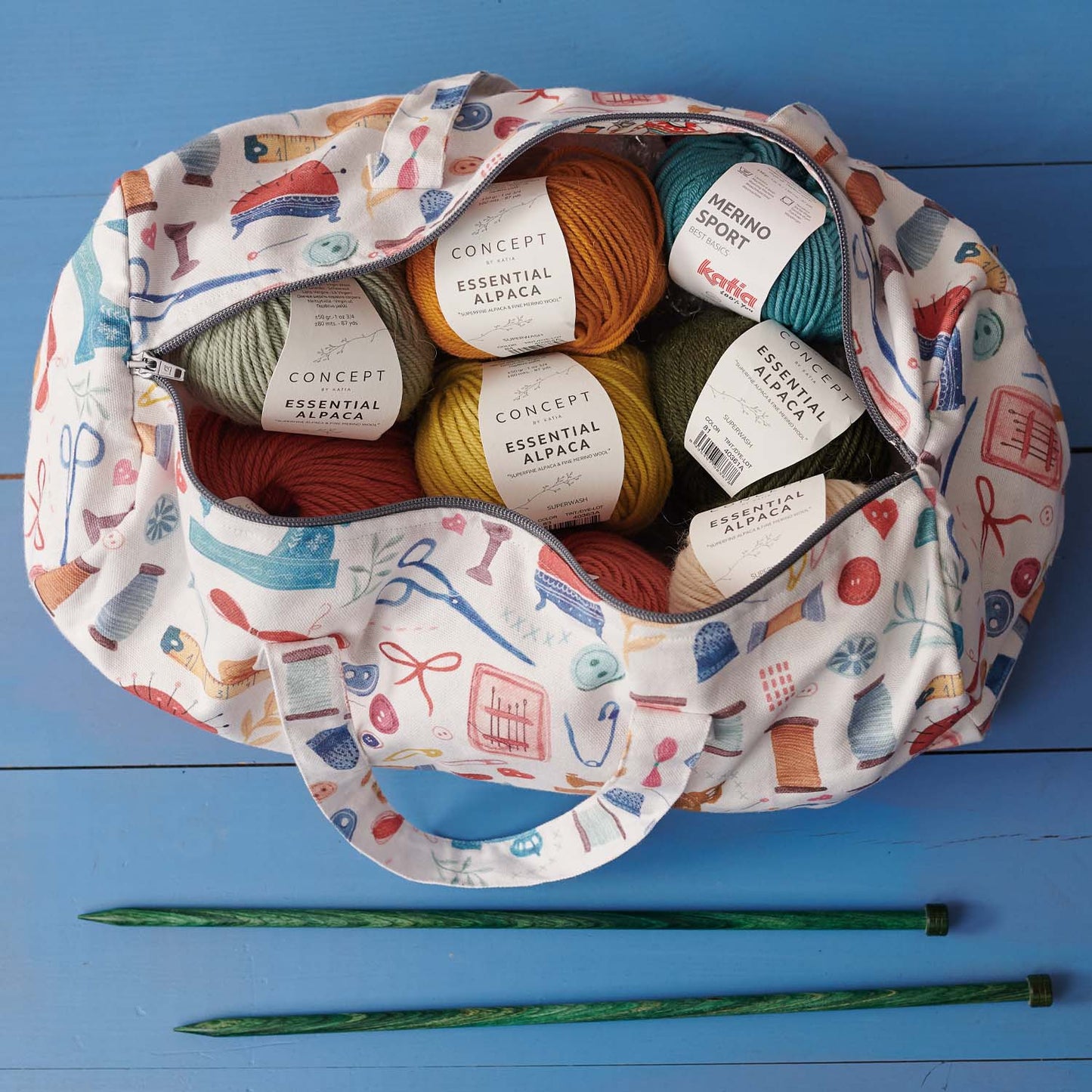 Dashwood Studio - Oiseaux nicheurs - Mélange lin et coton - Sarcelle et crème