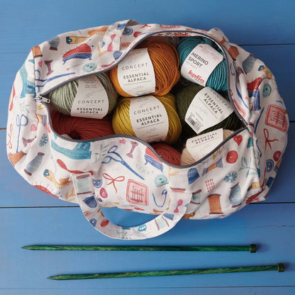 Dashwood Studio - Oiseaux nicheurs - Mélange lin et coton - Sarcelle et crème