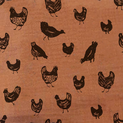 Dashwood Studio - Oiseaux nicheurs - Mélange lin et coton - Sarcelle et crème