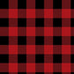 Flannel - Camelot - Buffalo Plaid Red Black Flannel