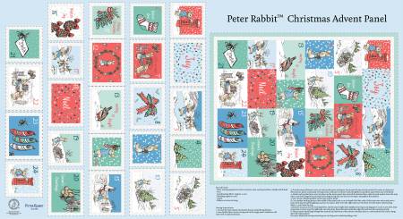 Panel - Peter Rabbit - The Most Wonderful Time of the Year - Christmas Advent Panel