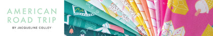 FIGO Fabrics - American Roadtrip  - Favorite Snacks - Pink