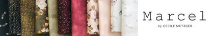 FIGO Fabrics - Marcel  - Cat Heads on Beige