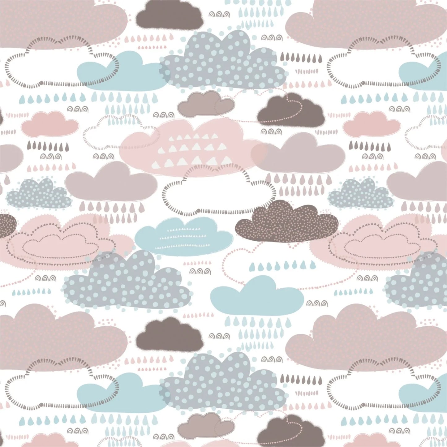 Watson in the Woods by Cottonflower Studio - Clouds - Multi