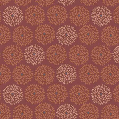 Emma & Mila -  Marsala Moment Collection -  Metallic Copper - Flower Burst