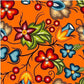 Last cut from bolt approx 13.5” x width of fabric -Shannon Gustafson - SG Floral 2 - Orange