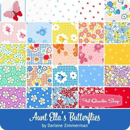 Panel - Aunt Ella's Butterflies by Darlene Zimmerman for Robert Kaufman