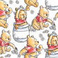 Last Cut from Bolt - 35.5" x Width of fabric - Disney - Classic - Winnie the Pooh Playing
