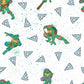 Springs Creative - TMNT Paint Splatter and Pizza  -  Teenage Mutant Ninja Turtles