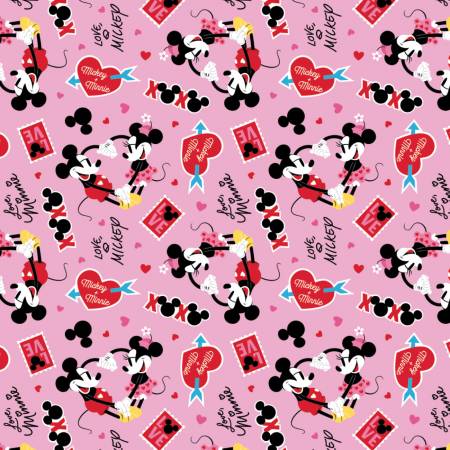Disney - Mickey Mouse and Minnie - XOXO Valentine - Pink