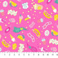 FIGO Fabrics - American Roadtrip  - Favorite Snacks - Pink