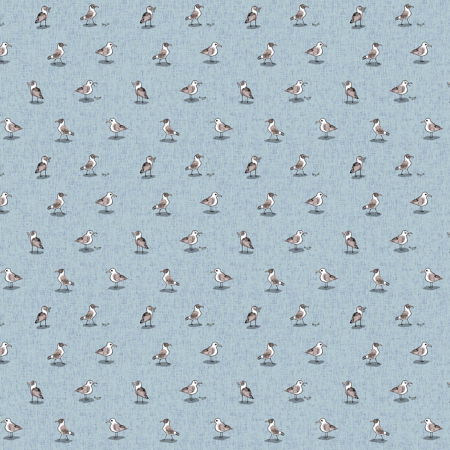 FIGO Fabrics - Calm Waters - Seagulls