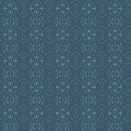 FIGO Fabrics - Calm Waters - Anchors - Blue