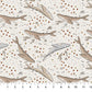 FIGO Fabrics - Calm Waters - Whales - Cream