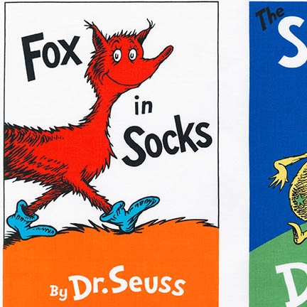 Panel - Dr. Seuss Books Covers - Celebrate Seuss Collection by Robert Kaufman