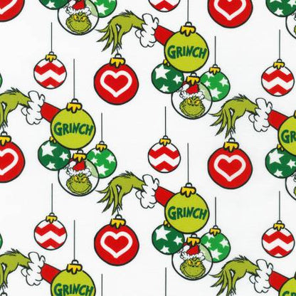 Back in stock- Robert Kaufman - Dr. Seuss - Christmas - How the Grinch Stole Christmas -  Ornaments