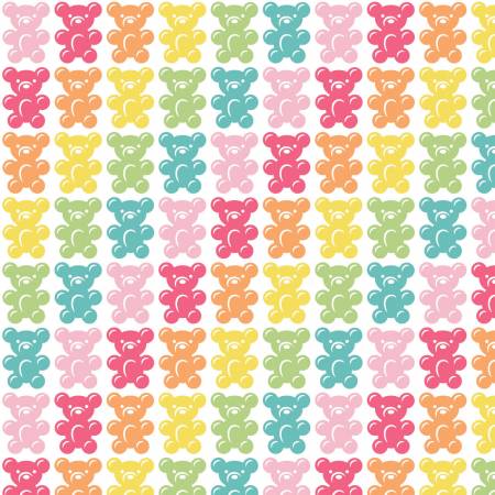 Camelot Fabrics - Be the Rainbow - Gummy Bears