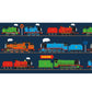 Panel - All Aboard with Thomas & Friends Train Line Navy