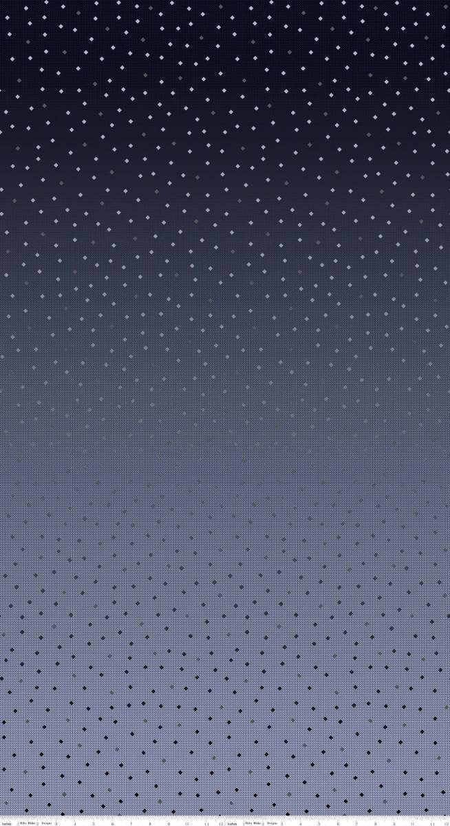 Last cut from bolt - approx. 16" x width of fabric - Riley Blake - Gemstones - Nightfall