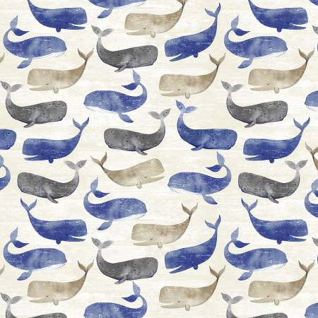 Whale be Ok - Michael Miller Fabrics