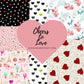 Cheers to Love - Valentines Day  - Fat Quarter Bundle