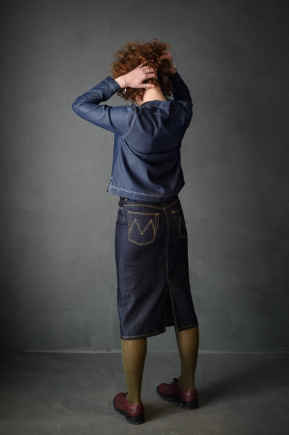 Merchant & Mills - Clementine - Made in Denim - Printed Pattern