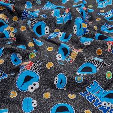 Half yard - Sesame Street Digital Cookie Monster - Smart Gray
