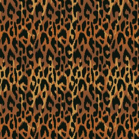Knit - Brown Leopard Jersey Spandex Knit - Half Metre
