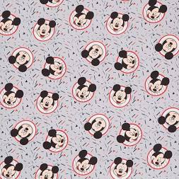 Disney Mickey Confetti Party - Gray - Per Half Metre