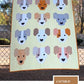 Pattern - The Puppies - Patchwork sampler Pattern
