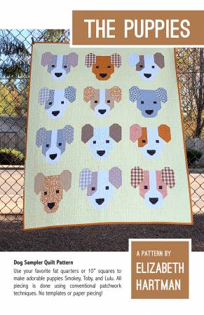 Pattern - The Puppies - Patchwork sampler Pattern