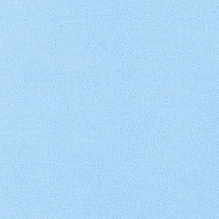 Premium Flannel - Cloud # 152 - Robert Kaufman - Light Blue solid