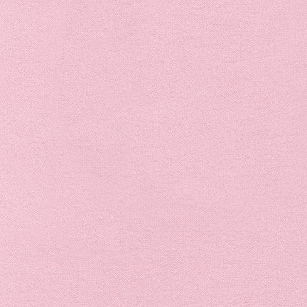Premium Flannel - Baby Pink # 189 - Robert Kaufman - Baby Pink solid