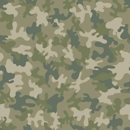 Last cut approx. 21” x width of fabric - Dear Stella  -  Incognito Collection - Forest Camo