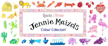 Panel - Lewis & Irene ~ Jennie Maizels Colour Collection Alphabet Panel - 18" x 44"