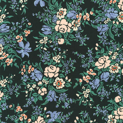 Cotton Lawn - Spring Flowers Bouquet - Wisteria - by  Robert Kaufman